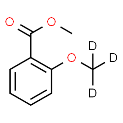 ChemSpider 2D Image | Methyl 2-[(~2~H_3_)methyloxy]benzoate | C9H7D3O3