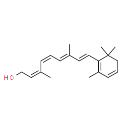 ChemSpider 2D Image | (11cis,13cis)-3,4-Didehydroretinol | C20H28O