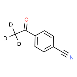 ChemSpider 2D Image | 4-(~2~H_3_)Ethanoylbenzonitrile | C9H4D3NO