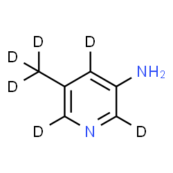 ChemSpider 2D Image | 5-(~2~H_3_)Methyl-3-(~2~H_3_)pyridinamine | C6H2D6N2