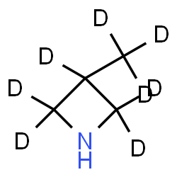 ChemSpider 2D Image | 3-(~2~H_3_)Methyl(2,2,3,4,4-~2~H_5_)azetidine | C4HD8N