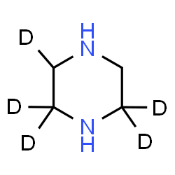 ChemSpider 2D Image | (2,2,3,6,6-~2~H_5_)Piperazine | C4H5D5N2