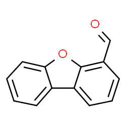 ChemSpider 2D Image | Dibenzofuran-4-carboxaldehyde | C13H8O2
