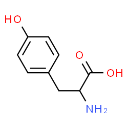 ChemSpider 2D Image | DL-TYROSINE | C9H11NO3