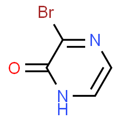 ChemSpider 2D Image | 3-bromo-1H-pyrazin-2-one | C4H3BrN2O
