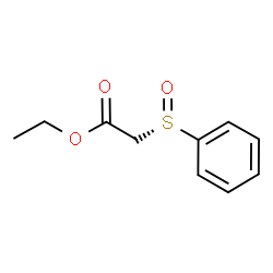 ChemSpider 2D Image | Ethyl [(S)-phenylsulfinyl]acetate | C10H12O3S