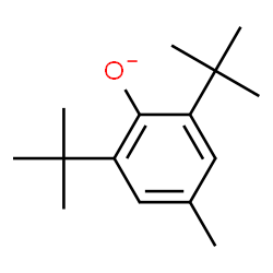 ChemSpider 2D Image | 4-Methyl-2,6-bis(2-methyl-2-propanyl)phenolate | C15H23O