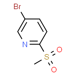 ChemSpider 2D Image | 5-bromo-2-methanesulfonylpyridine | C6H6BrNO2S