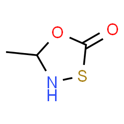 ChemSpider 2D Image | 5-Methyl-1,3,4-oxathiazolidin-2-one | C3H5NO2S