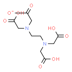 ChemSpider 2D Image | [{2-[Bis(carboxymethyl)amino]ethyl}(carboxymethyl)amino]acetate | C10H15N2O8