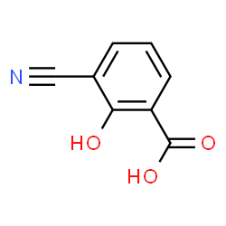 ChemSpider 2D Image | 3-Cyano-2-hydroxybenzoic acid | C8H5NO3
