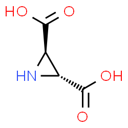 ChemSpider 2D Image | (2R,3R)-2,3-Aziridinedicarboxylic acid | C4H5NO4