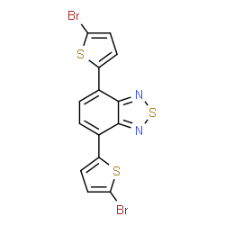 ChemSpider 2D Image | 4,7-bis(2-bromo-5-thienyl)-2,1,3-benzothiadiazole | C14H6Br2N2S3
