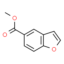 ChemSpider 2D Image | Methyl 1-benzofuran-5-carboxylate | C10H8O3