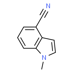 ChemSpider 2D Image | 1-Methyl-1H-indole-4-carbonitrile | C10H8N2