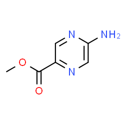 ChemSpider 2D Image | Methyl 5-amino-2-pyrazinecarboxylate | C6H7N3O2