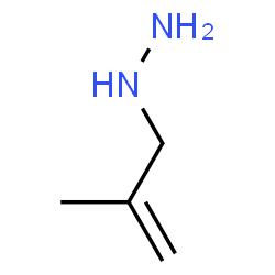 ChemSpider 2D Image | (2-Methyl-2-propen-1-yl)hydrazine | C4H10N2