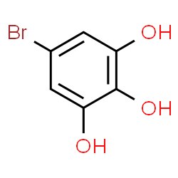 ChemSpider 2D Image | 5-Bromo-1,2,3-benzenetriol | C6H5BrO3