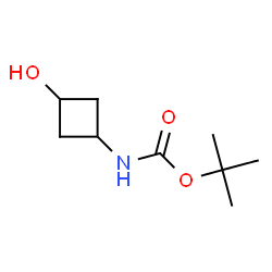 ChemSpider 2D Image | Tert-butyl3-hydroxycyclobutylcarbamate | C9H17NO3