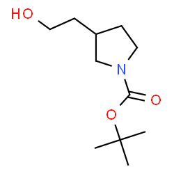ChemSpider 2D Image | tert-butyl 3-(2-hydroxyethyl)pyrrolidine-1-carboxylate | C11H21NO3