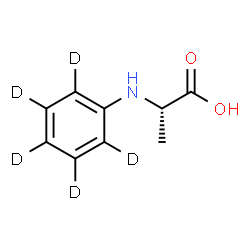 ChemSpider 2D Image | N-(~2~H_5_)Phenyl-L-alanine | C9H6D5NO2