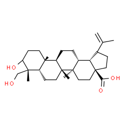 ChemSpider 2D Image | (5beta,18beta,19xi)-3,23-Dihydroxylup-20(29)-en-28-oic acid | C30H48O4