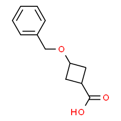 ChemSpider 2D Image | 3-Benzyloxycyclobutanecarboxylic acid | C12H14O3