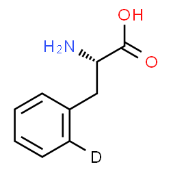 ChemSpider 2D Image | L-(2-~2~H)Phenylalanine | C9H10DNO2