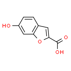 ChemSpider 2D Image | 6-Hydroxybenzofuran-2-carboxylic acid | C9H6O4