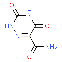 ChemSpider 2D Image | 3,5-Dioxo-2,3,4,5-tetrahydro-1,2,4-triazine-6-carboxamide | C4H4N4O3