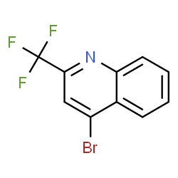 ChemSpider 2D Image | 4-Bromo-2-(trifluoromethyl)quinoline | C10H5BrF3N