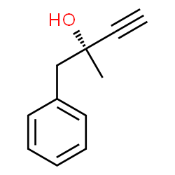 ChemSpider 2D Image | (2R)-2-Methyl-1-phenyl-3-butyn-2-ol | C11H12O