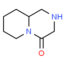 ChemSpider 2D Image | Octahydro-4H-pyrido[1,2-a]pyrazin-4-one | C8H14N2O