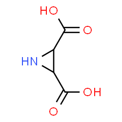 ChemSpider 2D Image | 2,3-Aziridinedicarboxylic acid | C4H5NO4