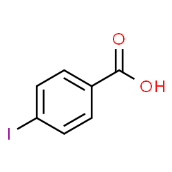 ChemSpider 2D Image | 4-Iodobenzoic acid | C7H5IO2