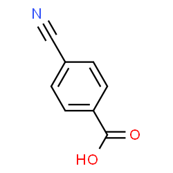ChemSpider 2D Image | 4-Cyanobenzoic acid | C8H5NO2