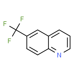 ChemSpider 2D Image | 6-(Trifluoromethyl)quinoline | C10H6F3N