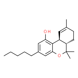 ChemSpider 2D Image | (+)-trans-Delta9-Tetrahydrocannabinol | C21H30O2