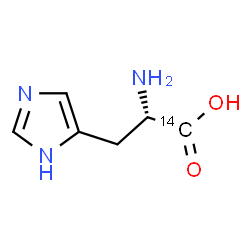 ChemSpider 2D Image | L-(~14~C)Histidine | C514CH9N3O2