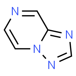 ChemSpider 2D Image | (1,2,4)Triazolo(1,5-a)pyrazine | C5H4N4