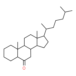 ChemSpider 2D Image | Cholestan-6-one | C27H46O