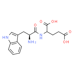 ChemSpider 2D Image | L-Tryptophylglutamic acid | C16H19N3O5
