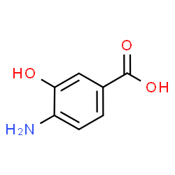 ChemSpider 2D Image | 4-Amino-3-hydroxybenzoic acid | C7H7NO3