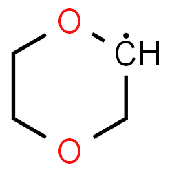 ChemSpider 2D Image | 1,4-Dioxan-2-yl | C4H7O2