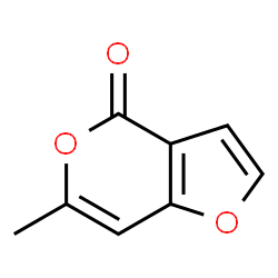 ChemSpider 2D Image | 6-Methyl-4H-furo[3,2-c]pyran-4-one | C8H6O3