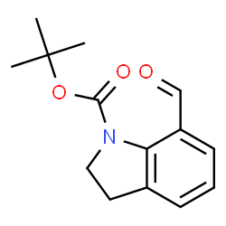 ChemSpider 2D Image | N-Boc-indoline-7-carboxaldehyde | C14H17NO3