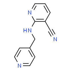 ChemSpider 2D Image | 2-[(Pyridin-4-ylmethyl)amino]nicotinonitrile | C12H10N4