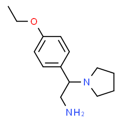 ChemSpider 2D Image | Î²-(4-Ethoxyphenyl)-1-pyrrolidineethanamine | C14H22N2O