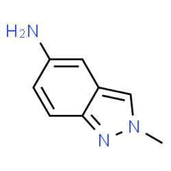 ChemSpider 2D Image | 2-Methyl-2H-indazol-5-amine | C8H9N3