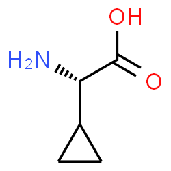 ChemSpider 2D Image | 2-cyclopropyl-L-glycine | C5H9NO2